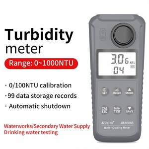 Turbidimètre portatif 0~1000 NTU, détecteur de qualité de l'<span class=keywords><strong>eau</strong></span>, <span class=keywords><strong>testeur</strong></span> de turbidité de laboratoire pour mesurer la turbidité de l'<span class=keywords><strong>eau</strong></span> de <span class=keywords><strong>piscine</strong></span> et de la robinetterie - Product Image 3