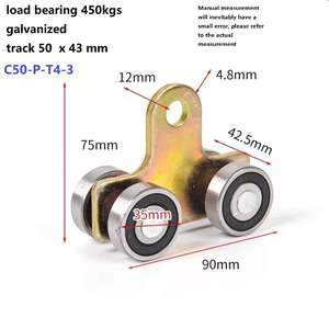 Songyin Modern Kunshen línea <span class=keywords><strong>de</strong></span> montaje <span class=keywords><strong>puerta</strong></span> corredera lona <span class=keywords><strong>gancho</strong></span> carril placa polea Color acero azulejo casa <span class=keywords><strong>puerta</strong></span> Industrial grúa - Product Image 5