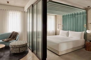 Meubles de chambre d'hôtel de luxe sur mesure, ensemble de lit rembourré contemporain, fabricant certifié CE ISO, B2B - Product Image 4