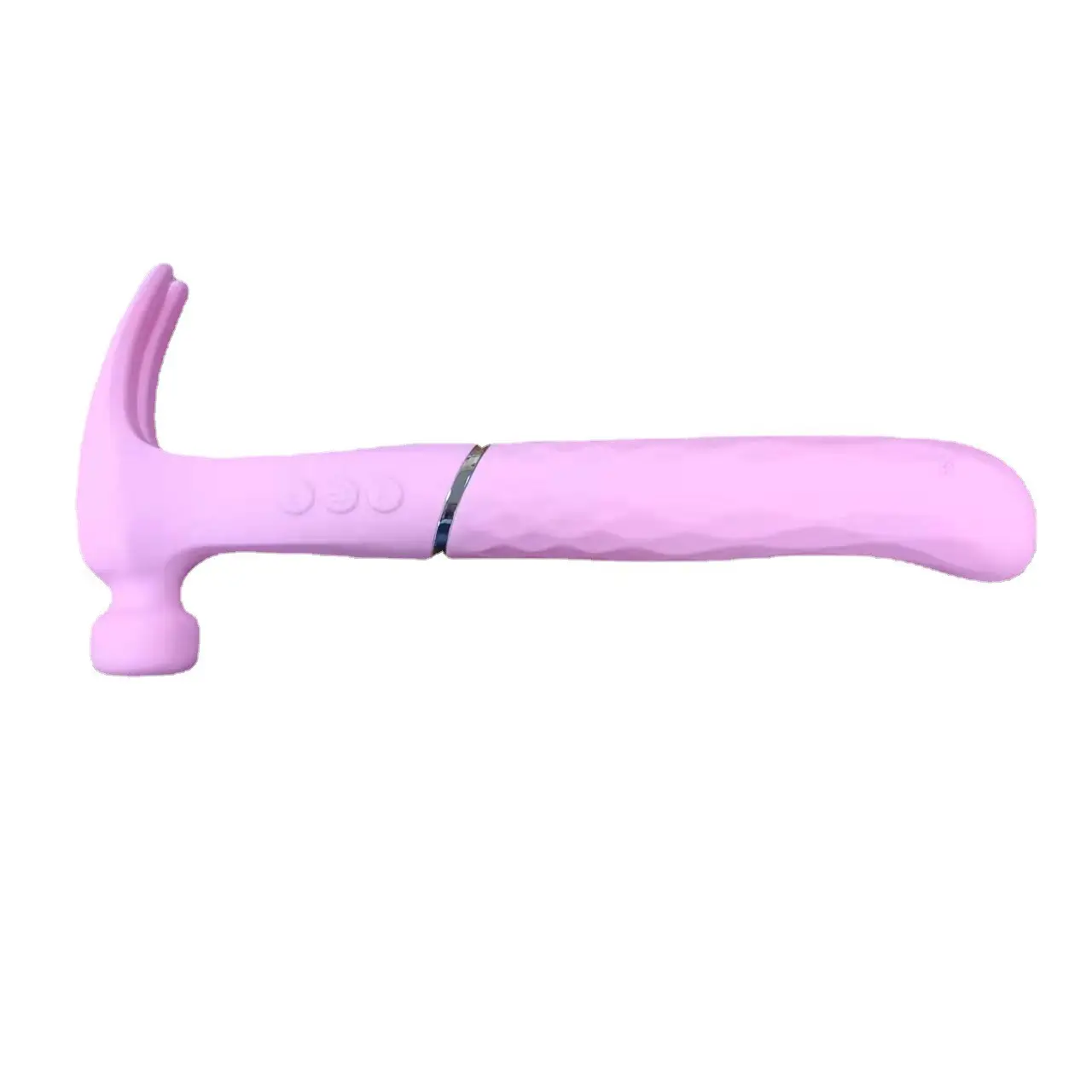 Aiersha produk seks baru mainan seks tahan air vibrator 24 frekuensi getaran untuk wanita vibrator palu cinta merah muda