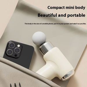 Typr-c Rechargeable Portable Mini Fascia <b>Massager</b> Gun Wireless Deep Tissue Muscle Therapy Vibration Massage Gun - Product Image 4