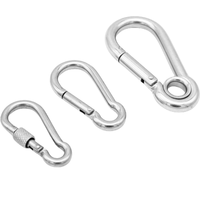 Matériel de rigging en acier inoxydable 316, mousqueton à ressort avec œillet à vis
