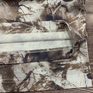 เสื้อยืดพิมพ์ลายดิจิตอลคุณภาพสูงสำหรับผู้หญิง ระบายอากาศได้ดี ทรงหลวม ไหล่ตก ลายพรางป่า สำหรับฤดูร้อน - Product Image 5