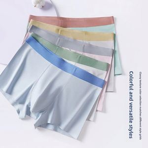 Calzoncillos Boxer de Hombre a la Moda, Corte Medio, Algodón Puro, Sin Costuras, con Tela Transpirable Antibacteriana, Estilo Personalizado - Product Image 1