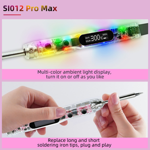 <span class=keywords><strong>Fer</strong></span> à <span class=keywords><strong>souder</strong></span> électrique portable OLED SEQUER SI012 <span class=keywords><strong>Pro</strong></span> Max 2023, avec embouts de <span class=keywords><strong>fer</strong></span> à <span class=keywords><strong>souder</strong></span> T12, mini <span class=keywords><strong>fer</strong></span> à <span class=keywords><strong>souder</strong></span> - Product Image 6