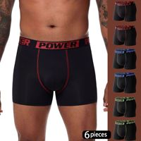 Boxers pour hommes ultra doux, respectueux de la peau, élastiques, sans coutures, confortables, grandes tailles, sous-vêtements quotidiens, vente en gros