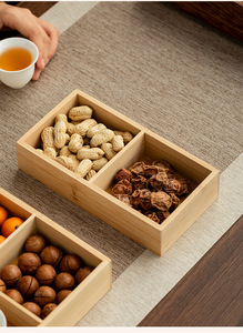 Bandeja de Bambú <span class=keywords><strong>Miyagi</strong></span> Personalizada, Moderna, Minimalista, Simple, Cuadrada, con Patrón Sólido, para Servir Té, Olla Caliente - Product Image 6