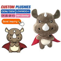 Boneka Plush Premium untuk Anak-Anak, Boneka Lembut Lucu dengan Fitur Bordir untuk Waktu Bermain dan Dekorasi Kamar