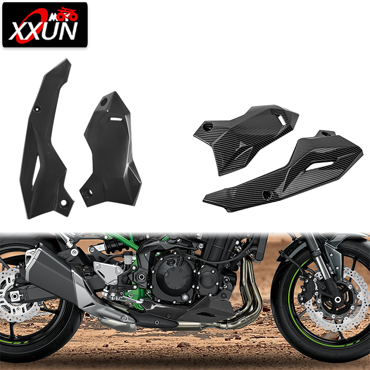 カワサキバイク 二輪エンジンアクセサリー カワサキZ900 Z900RS 2010 Z1000 2022-1000用保護カバー Kawasaki Z900RS エンジンポイントガード(左) ブラック BIKERS