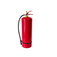 Extincteur à poudre sèche ABC cylindrique large et épais de 9 kg avec long tuyau de pulvérisation, grande capacité de lutte contre les incendies