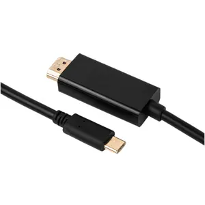 Usb C DisplayPort 6ft 4K 60HZ HDTV altın kaplama erkek USB 3.1 tip c HDTV kablosu