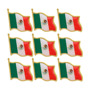 Épingles <span class=keywords><strong>de</strong></span> revers en métal personnalisées avec drapeaux du monde pour événements sportifs, vente en gros à prix réduit, fabrication OEM, pour matchs <span class=keywords><strong>de</strong></span> football - Product Image 3