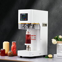 Machine de scellage automatique électrique en plastique pour bouteilles de jus, canettes et pots – Scellage par induction facile à utiliser – Vente en gros