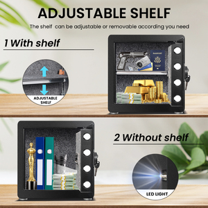 Chất lượng cao bền khách sạn An ninh thông minh kỹ thuật số an toàn lạnh Thép cán nguội điện tử an toàn cho lưu trữ cho khách sạn - Product Image 3