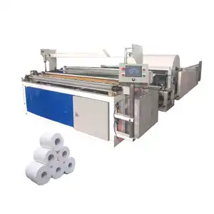 Business ideas with small investment 2023 semi-automatic toilet paper making machine