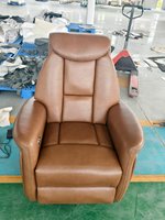 Meilleures ventes UE : Canapé de salon électrique contemporain en cuir avec télécommande, fonctions de massage, inclinable et pivotant en bois, de qualité supérieure