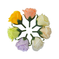 50 pièces/boîte, vente en gros, écologiques, marque SUREMAY, décoration de mariage, cadeau de la Saint-Valentin, têtes de roses en savon, fleurs artificielles, grandes