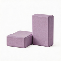 Fabricant de blocs de yoga en mousse EVA haute densité, brique 230x150x75mm, 280g, dureté 50 Shore, accessoires de fitness Pilates, OEM ODM personnalisé