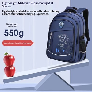 Mochila Escolar de Microfibra y Cuero Sintético para Niños de Secundaria, con Cierre de Cremallera, para Grados 1-3-6-9, Nueva Colección 2026, Reduce la Carga - Product Image 4