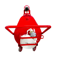 Chariot mobile à mousse pour la lutte contre les incendies, réservoir de mousse portable, dispositif de proportionnement de mousse pour la suppression d'incendies industriels et commerciaux