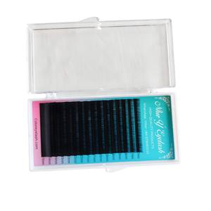 Extensiones de Pestañas 100% Hechas a Mano con Pelo Sintético de Volumen Completo, 16 Líneas, L/0.07/13mm, Color Negro, Rizador de Pestañas 100% al por Mayor - Product Image 2