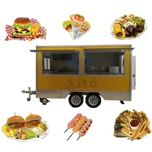 Best Selling BBQ Burger Coffee Food Trailer /Mobile Food Truck /Mobile Street Food Kiosk for Sale