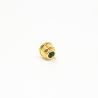Conector Coaxial RF SMPM Macho de Orificio Liso, Sellado Herméticamente, Mini SMP SSMP, 50 Ohmios, Blindado, para PCB