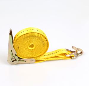 Sangles d'arrimage à cliquet en polyester de 25 mm (1 pouce) avec double crochet en J, capacité de 880 lb, pour moto - Product Image 2