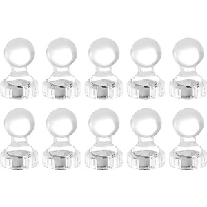 Fridge Magnets Round Transparent Magnetic Stickers Removable Photo Decorations 10 Pack 20 Pack 30 Pack Personal Gift - Product Image 4