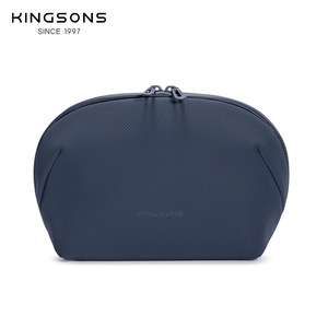 Kingsons Cosmetic Bag Multi-Function Zipper Makeup Storage Pouch Everyday Use Solid Color - Product Image 4