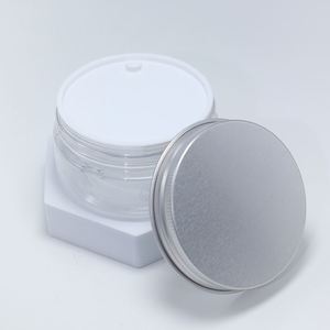Wholesale 8oz Plastic Cosmetic Cream <b>Scrub</b> Jars 250g White <b>Cap</b> Empty Jars with Lids for Body <b>Scrub</b> - Product Image 4