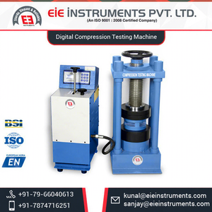 เครื่องทดสอบการบีบอัดแบบดิจิตอลอิเล็กทรอนิกส์ EIE คุณภาพสูง รุ่น-ราคาดีที่สุด ผลิตในอินเดีย - Product Image 1