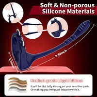 Männlicher Prostata-Massager Penisring-Vibrator G-Punkt-Stimulator Bester Penisring-Vibrator für Männer