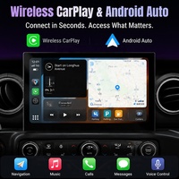 Radio para Auto Estilo Tesla con Android 13 para Jeep Wrangler JL 2018-2022, Reproductor Multimedia, Carplay Inalámbrico, 4G
