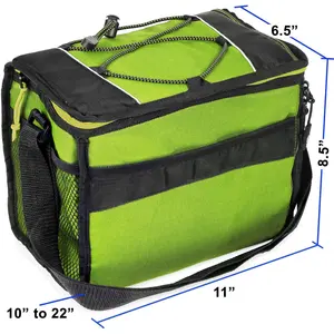 Ice Pack Bag Cooler Isolierter Beutel Meal Prep Bag Isolierte Lunchbox Wärme verpackung Isolierende Versand box für Fleisch