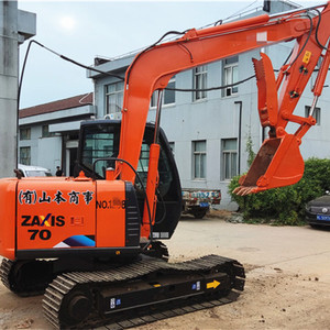 Secondhand Hitachi ZX70 7Ton Mini Hydraulic Crawler Excavator Good Motor Gear Engine Pump Bearing Japan Origin Certified - Product Image 5