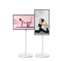 Tablette d'apprentissage portable à écran intelligent, ordinateur TV mobile, grand écran de fitness, noir