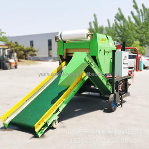 Vente en gros 70CM Presse à foin automatique presse à balles ronde nouvel état machine à emballer le fourrage d'ensilage avec composants de noyau de moteur - Product Image 1