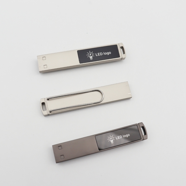 Custom Logo Metal USB Flash Drive USB 3.0 16GB 32GB Promotional Memory Stick Corporate Gift Storage Device