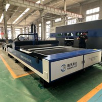 Mesin pemotong Laser serat putar otomatis meja pertukaran harga pabrik Tiongkok untuk dukungan pemotongan logam untuk format AI BMP PLT