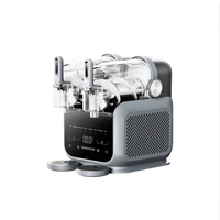Distributeur commercial en acier inoxydable 8L/2,1 gal, machine à slush à bol unique, refroidisseur de glace et glace pilée