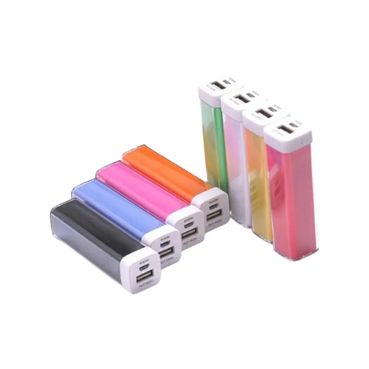 Taşınabilir güç banka USB cep telefonu şarj iş için 1800mah özel ruj Powerbank