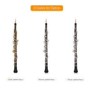 <span class=keywords><strong>Oboe</strong></span> Profesional en Clave de Do, Instrumento de Viento de Madera Semiautomático con Caña de <span class=keywords><strong>Oboe</strong></span>, Guantes, Estuche de Cuero, Bolsa de Transporte y Paño de Limpieza - Product Image 3