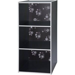 Gabinete de almacenamiento de madera de 3 niveles para oficina en casa-Armario compacto, organizador para archivos, suministros, directo de fábrica - Product Image 5