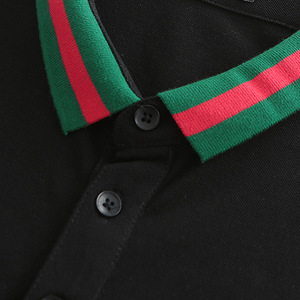 Polo da Golf con logo in Jersey in <span class=keywords><strong>cotone</strong></span> Spandex di alta qualità da <span class=keywords><strong>uomo</strong></span> - Product Image 4