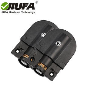 Bản lề tủ trang điểm thủy lực hợp kim kẽm JIUFA, bản lề âm, đóng êm, chịu lực cao - Product Image 6