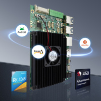 Rockchip 3568 Debian Rk3568 Nano Cortex-a55 SOM Placa de Desarrollo ARM de Función Completa, Mini Placa Linux SBC para IA