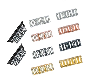 Adaptateur en alliage de zinc pour bracelet de montre, connecteur de bracelet 14 mm 22 mm pour bijoux en diamant - Product Image 1