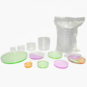 Wholesale lab medical Plastic Disposable 30mm 60mm 90mm 100mm Triple Vented Petri Dish Sterile