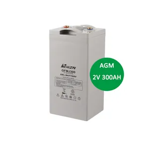 Có thể sạc lại AGM 2V 300ah Pin axít chì pin khô sạc kín cho xe gắn máy